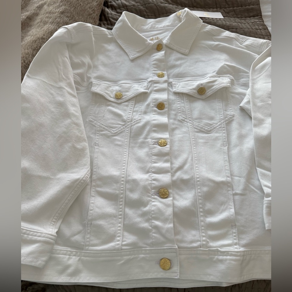Lilly Pulitzer Denim Jean Jacket - L/ L